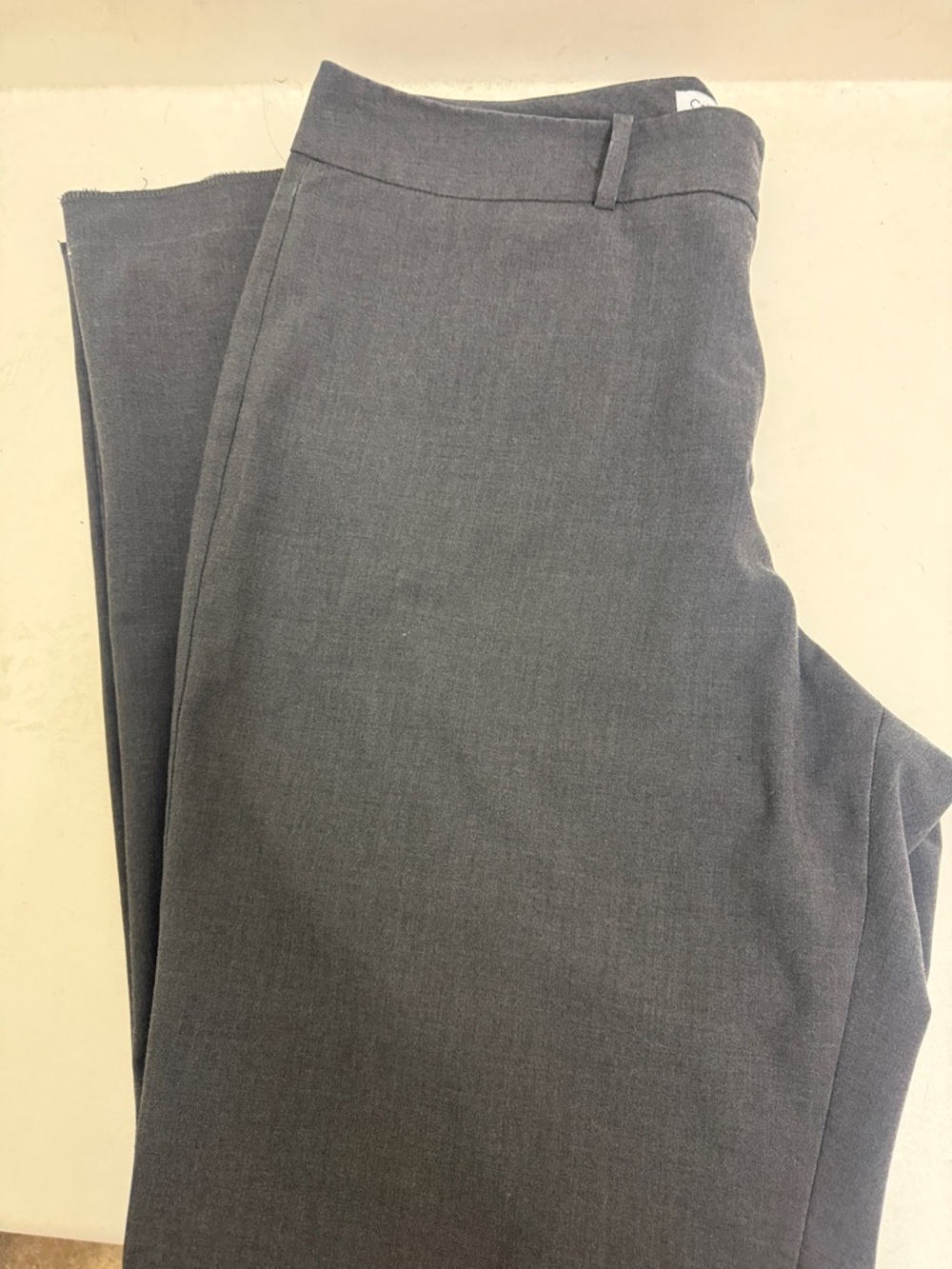 Calvin Klein Dark Gray Curvy Fit Trousers